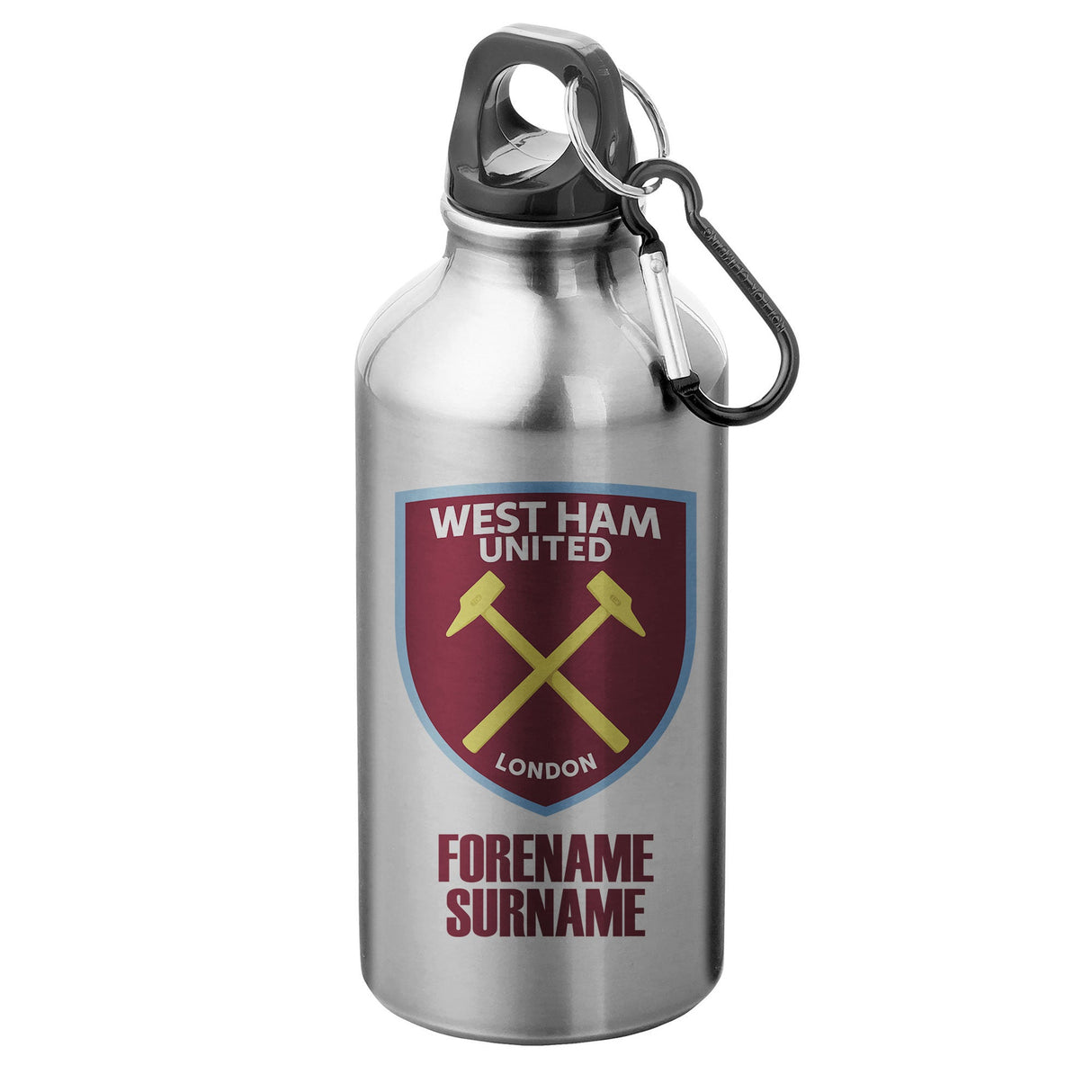 Personalised West Ham United FC Crest Water Bottle - Water Bottles at Gift Moments