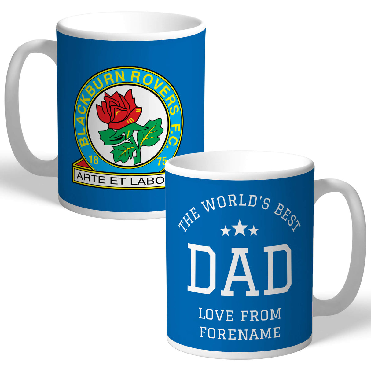 Blackburn Rovers FC Personalised Dad Mug: 1 - Mugs By Blackburn Rovers