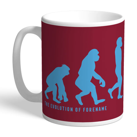 Personalised West Ham United FC Evolution Mug - Mugs at Gift Moments