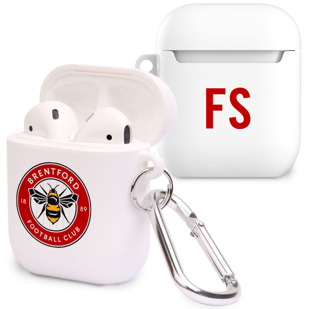 Personalised Brentford FC Airpod Case - Tech Accessories at Gift Moments