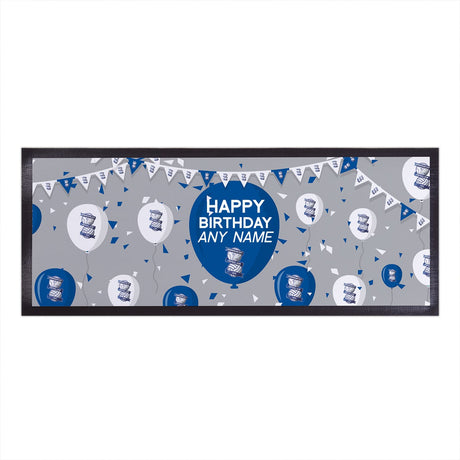 Personalised Birmingham City FC Balloons Bar Runner - Barware at Gift Moments