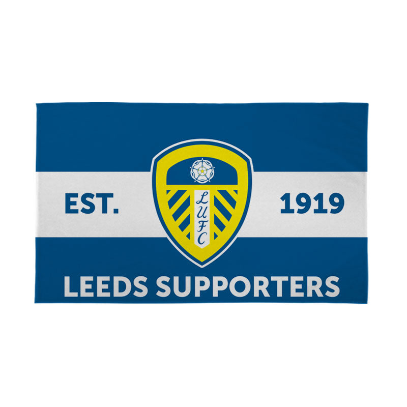 Personalised Leeds United FC Supporters 5ft x 3ft Banner