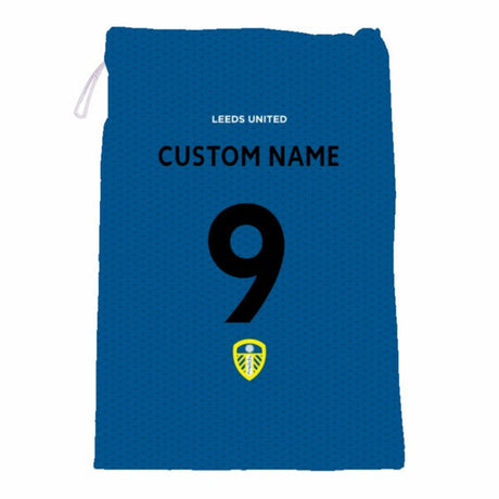 Personalised Leeds United Back of Shirt Santa Sack - Christmas at Gift Moments