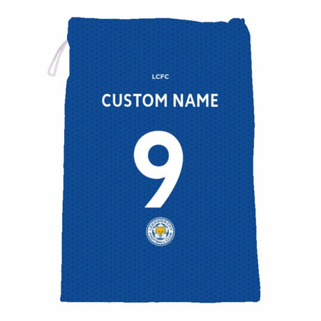 Personalised Leicester City Back of Shirt Santa Sack - Christmas at Gift Moments