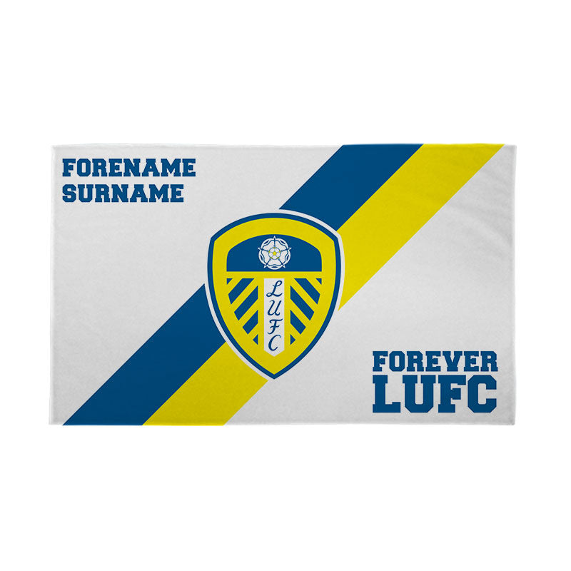 Personalised Leeds United FC Forever Banner 5ft x 3ft - Flags & Banners at Gift Moments