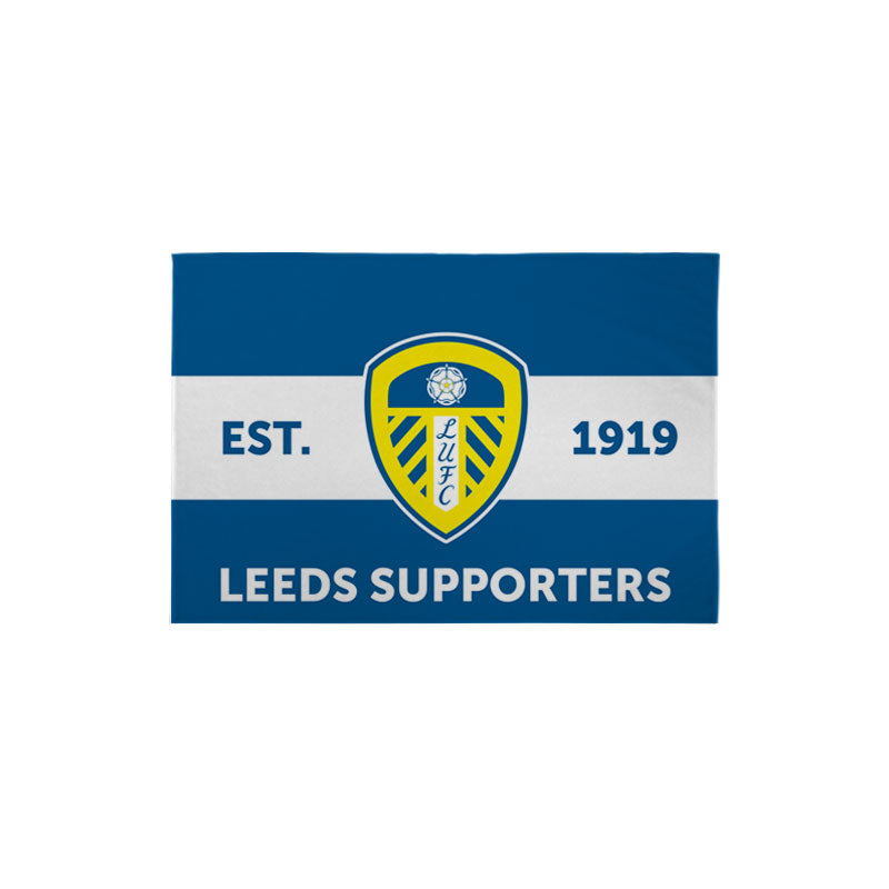 Personalised Leeds United FC Supporters Banner - 3ft x 2ft - Flags & Banners at Gift Moments