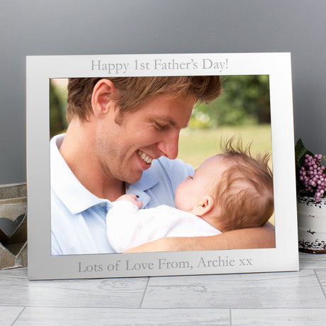 10x8 Landscape Silver Photo Frame - Gift Moments