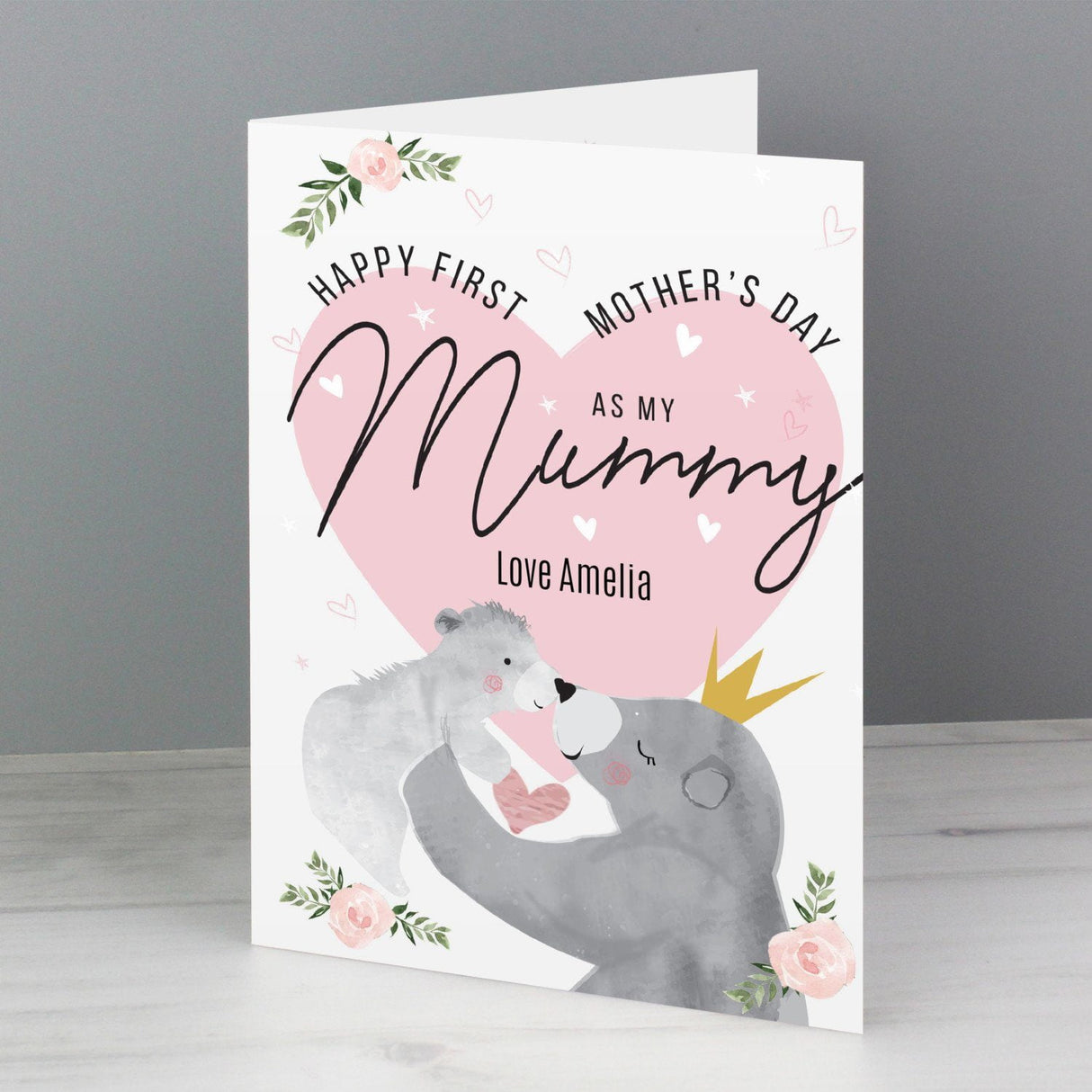 Personalised 1st Mother's Day Mama Bear Card - Greeting Cards at Gift Moments