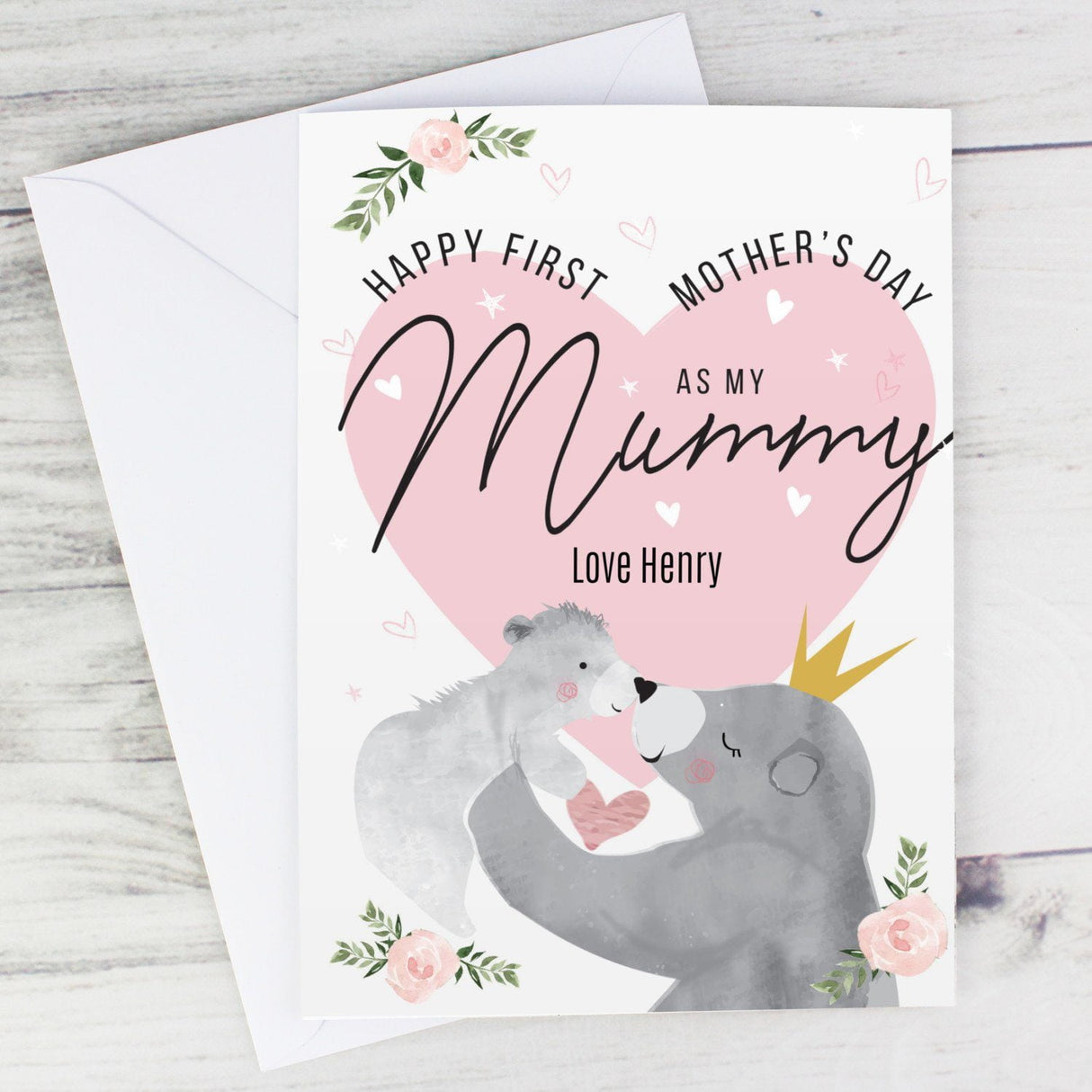 Personalised 1st Mother's Day Mama Bear Card - Greeting Cards at Gift Moments