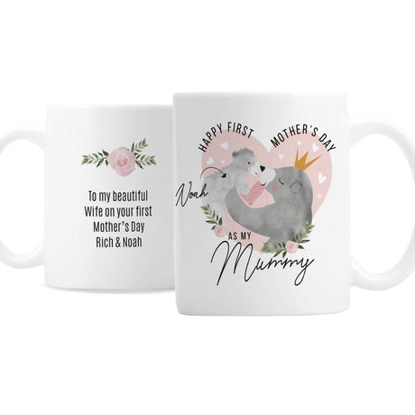 Personalised 1st Mother's Day Mama Bear Mug - Mugs at Gift Moments