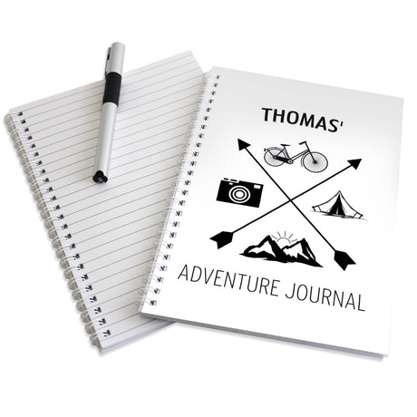 Personalised Adventure A5 Notebook - Notebooks at Gift Moments