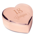 Age Rose Gold Heart Trinket Box - Gift Moments