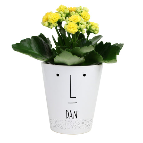 Personalised 'Mr Face' Plant Pot - Vases & Plant Pots at Gift Moments