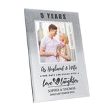 Personalised 4x4 Glitter Anniversary Photo Frame: 6 - Photo Frames By Gift Moments