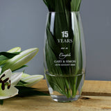 Personalised Anniversary Bullet Vase - Vases & Plant Pots at Gift Moments