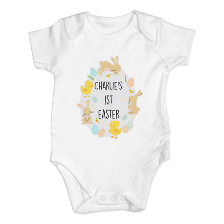 Personalised 1st Easter Baby Vest - 0-3 Months - Baby Clothing at Gift Moments