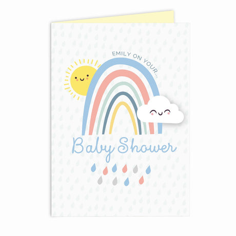 Personalised Baby Shower and New Baby Card - Greeting Cards at Gift Moments