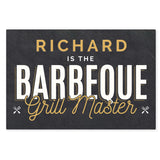 Personalised BBQ Grill Master Metal Sign - Signs & Plaques at Gift Moments