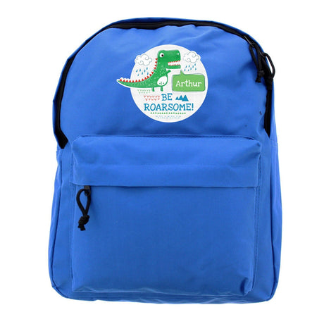 Personalised 'Be Roarsome' Dinosaur Backpack - Kids Bags at Gift Moments