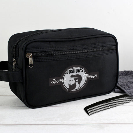 Beard Things Black Vanity Bag - Gift Moments