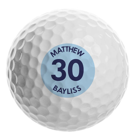 Blue Big Age Golf Ball - Gift Moments