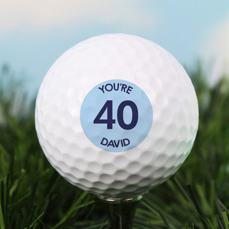 Blue Big Age Golf Ball - Gift Moments