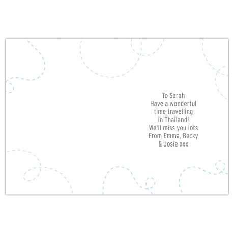 Personalised Bon Voyage Card - Greeting Cards at Gift Moments