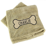 Bone Brown Microfiber Pet Towel - Gift Moments