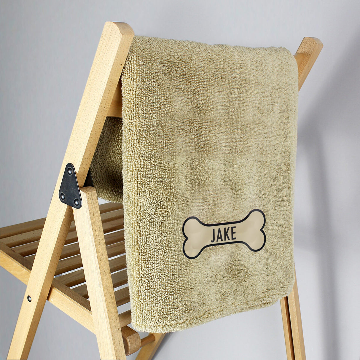 Bone Brown Microfiber Pet Towel - Gift Moments