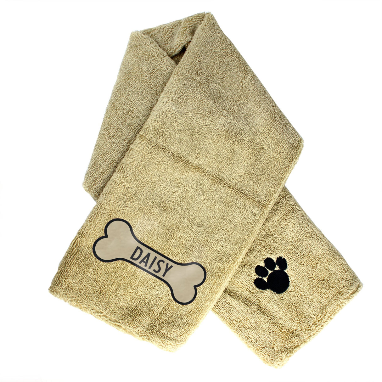 Bone Brown Microfiber Pet Towel - Gift Moments