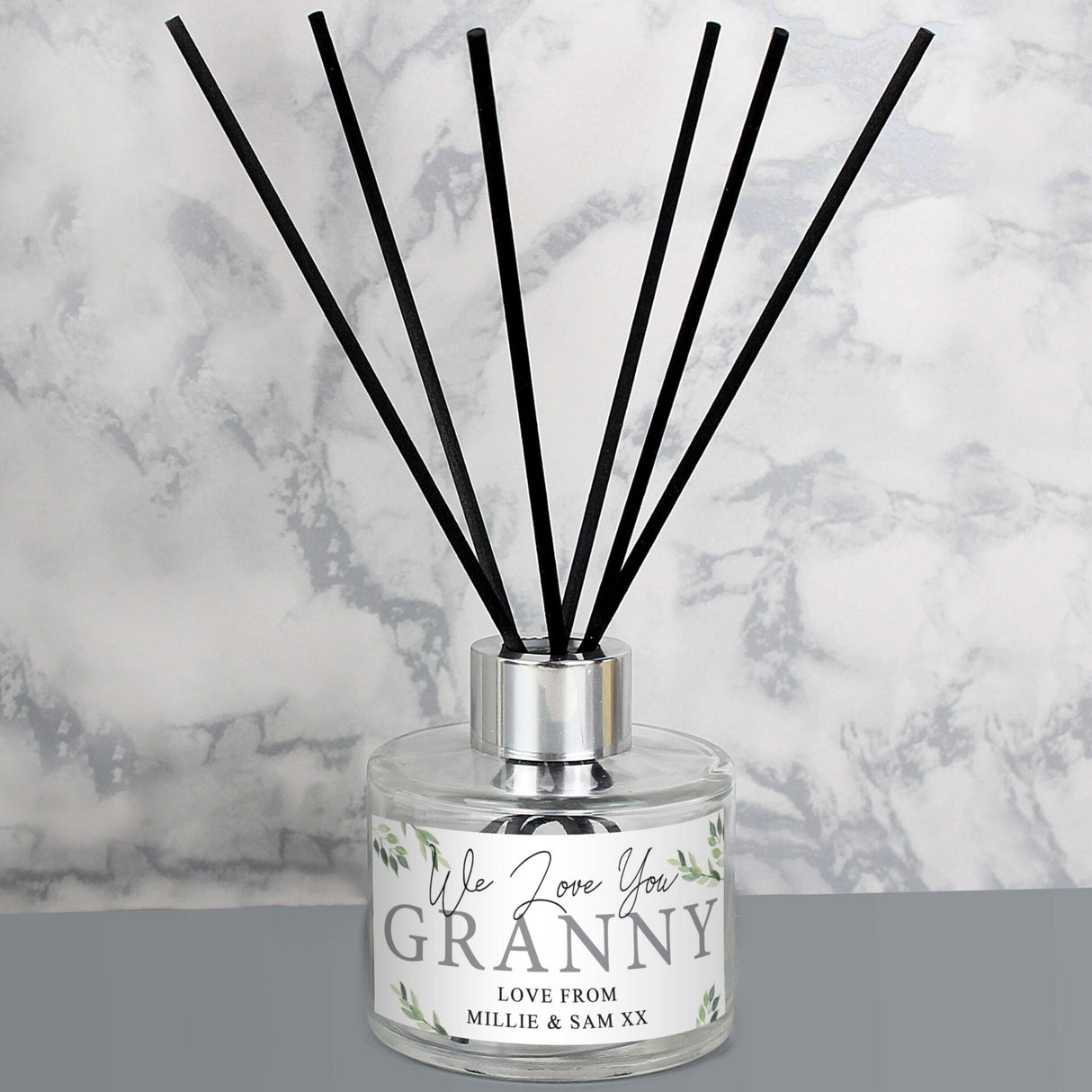 Personalised Botanical Reed Diffuser - Reed Diffusers at Gift Moments