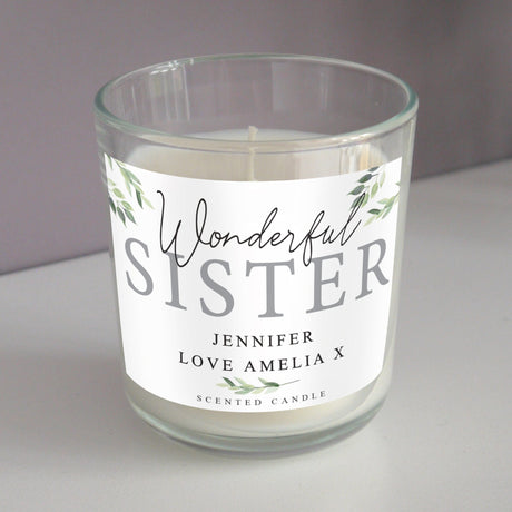 Botanical Scented Jar Candle - Gift Moments