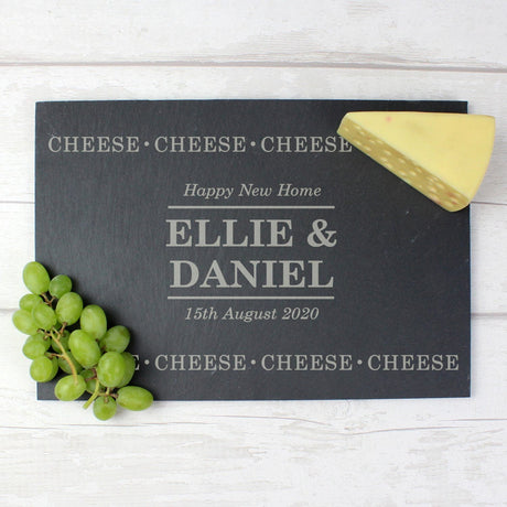 Cheese Cheese Cheese Slate Cheese Board - Gift Moments