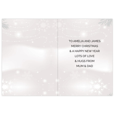 Personalised Christmas Snow Globe Card - Greeting Cards at Gift Moments