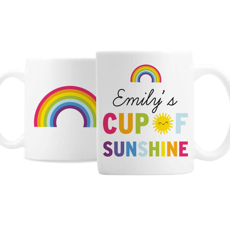 Personalised Rainbow Cup of Sunshine Mug - Mugs at Gift Moments