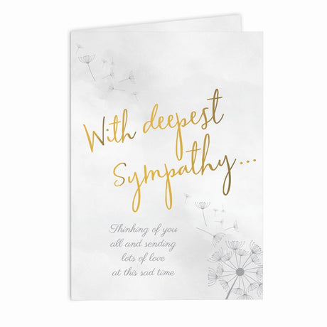 Personalised Deepest Sympathy Card - Greeting Cards at Gift Moments