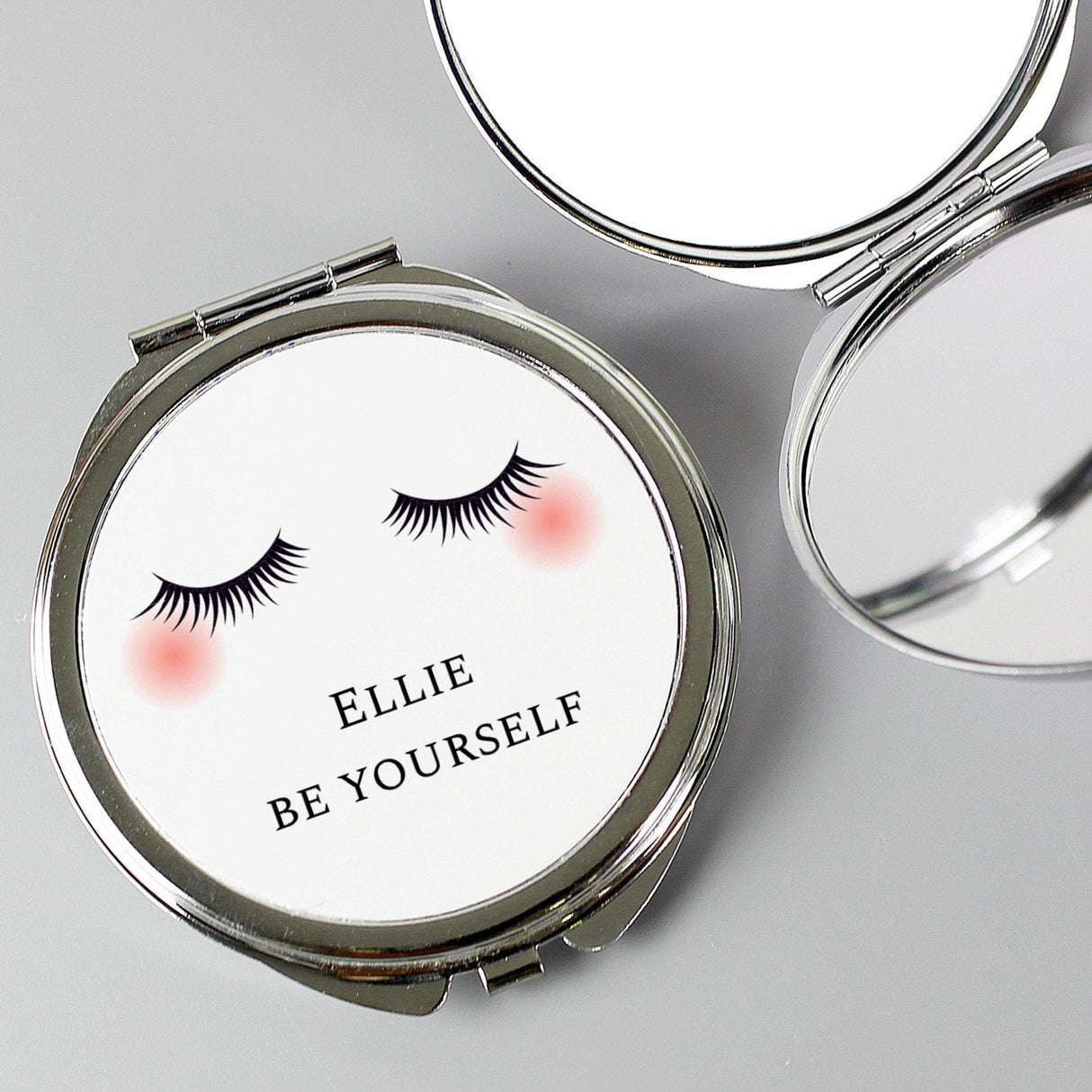 Personalised Eyelashes Compact Mirror: 1 - Compact Mirrors By Gift Moments