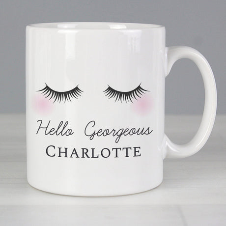 Personalised Eyelashes Mug - Mugs at Gift Moments