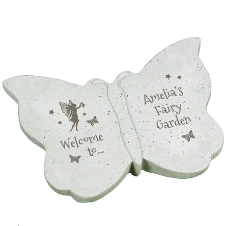 Personalised Fairy Garden Butterfly Ornament - Ornaments at Gift Moments