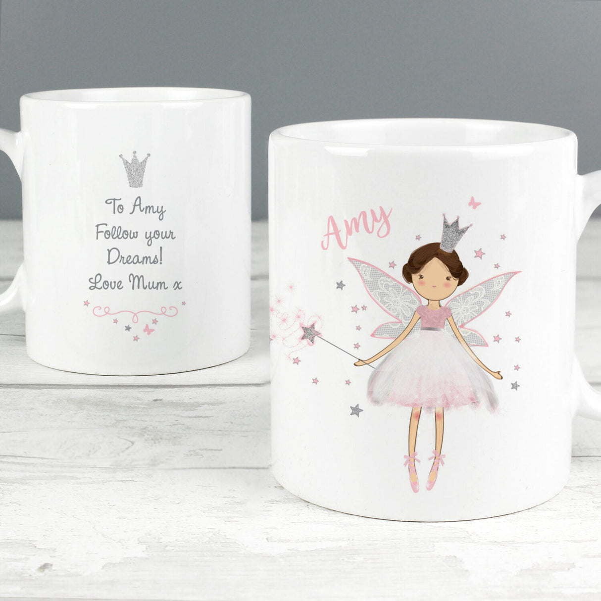 Personalised Fairy Princess Plastic Mug - Plastic Mugs at Gift Moments