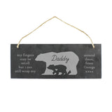 Personalised Bear Slate Door Plaque - Signs & Plaques at Gift Moments