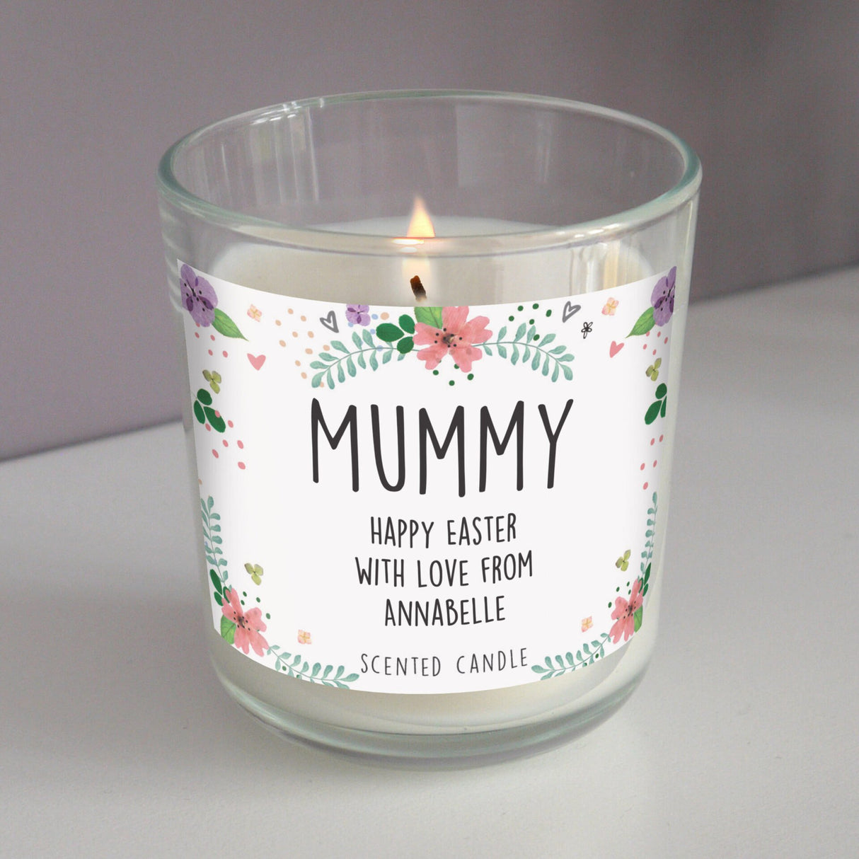 Floral Scented Jar Candle - Gift Moments