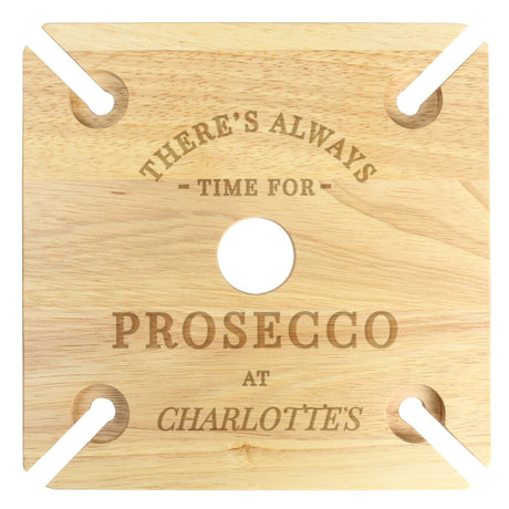 Four Prosecco Flute Holder & Bottle Butler - Gift Moments