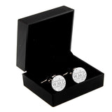 Personalised Geometric Round Cufflinks - Cufflinks & Tie Slides at Gift Moments