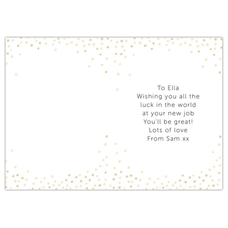 Personalised Good Luck Card - Greeting Cards at Gift Moments