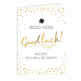 Personalised Good Luck Card - Greeting Cards at Gift Moments