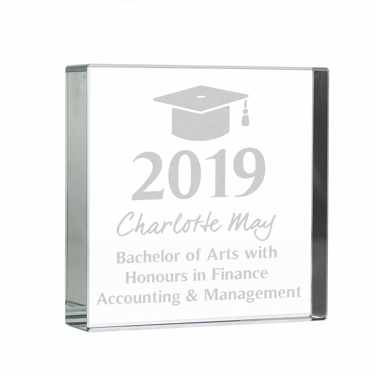 Graduation Crystal Token - Gift Moments