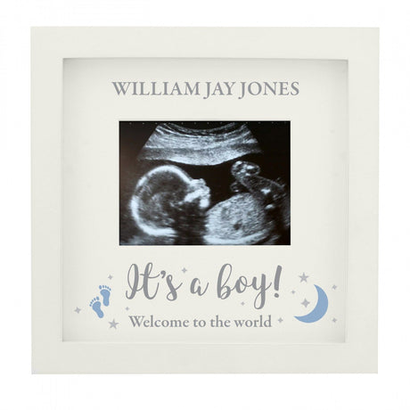 Personalised 'It's A Boy' Baby Scan Frame - Photo Frames at Gift Moments