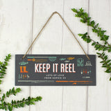 Personalised Hanging Slate Plaque - Keep It Reel: 2 - Signs & Plaques By Gift Moments