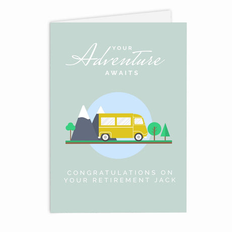 Personalised Adventure Retirement Card: 3 - Greeting Cards By Gift Moments